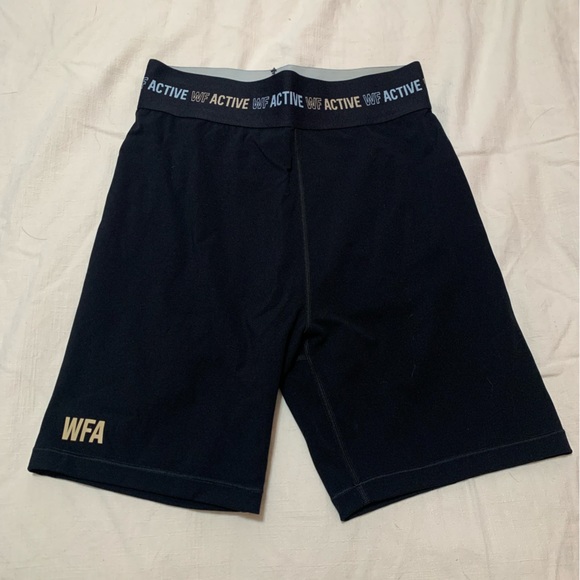 White Fox Active Biker Shorts - Picture 1 of 2